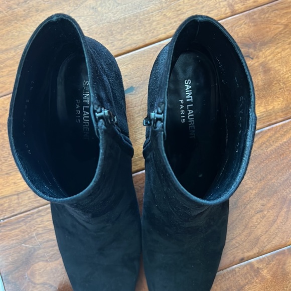 Saint Laurent Suede Booties - Picture 7 of 7